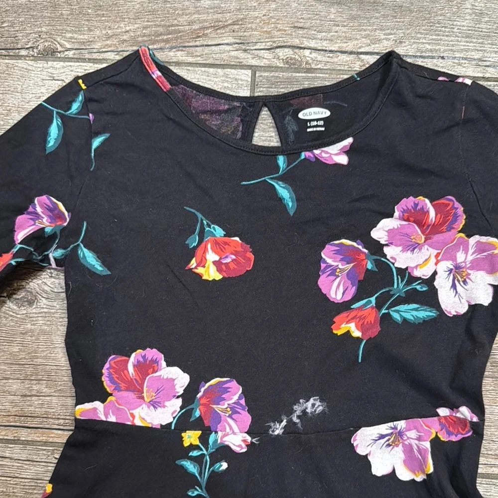 Old Navy Pink and Purple Fit and Flare Dress​